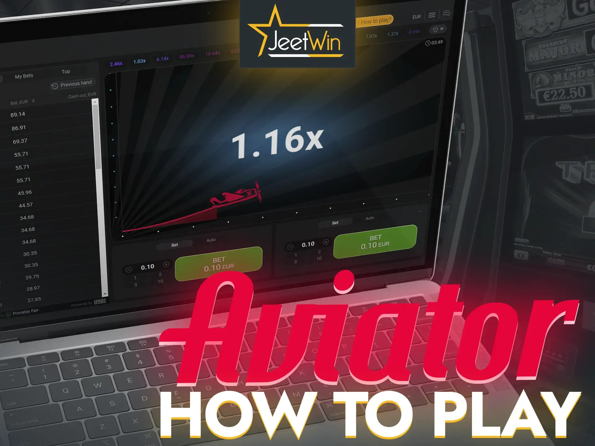 Learn how to quickly get into the Aviator game from JeetWin Casino and win a big bonus.