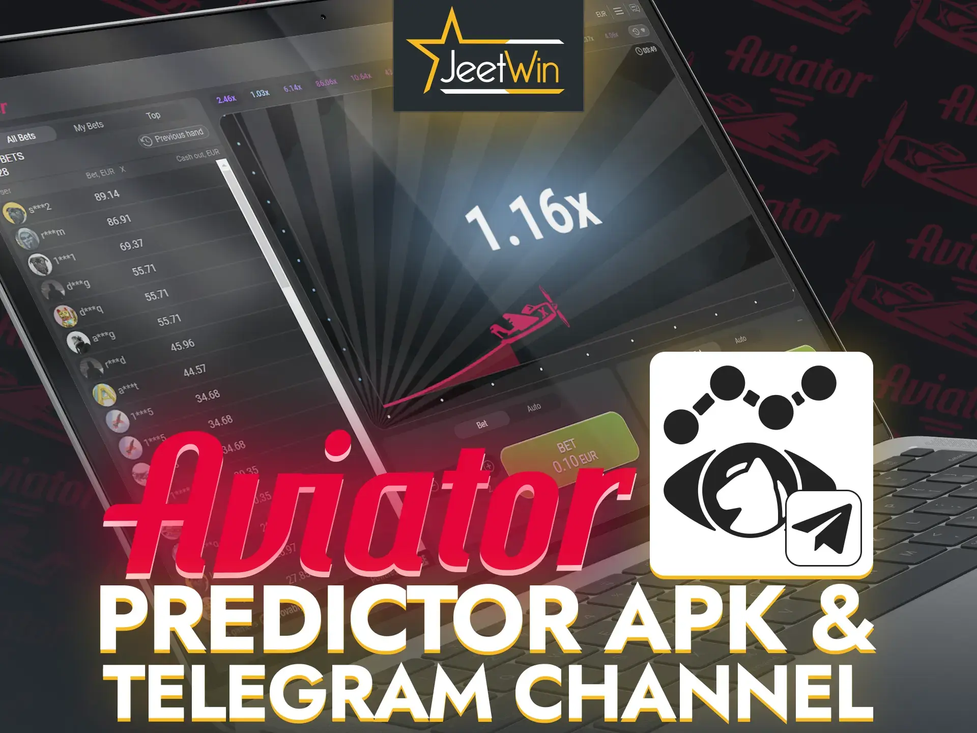 Be careful when using the Predictor software for the Aviator game from JeetWin Casino, as it does not guarantee you a winning round.