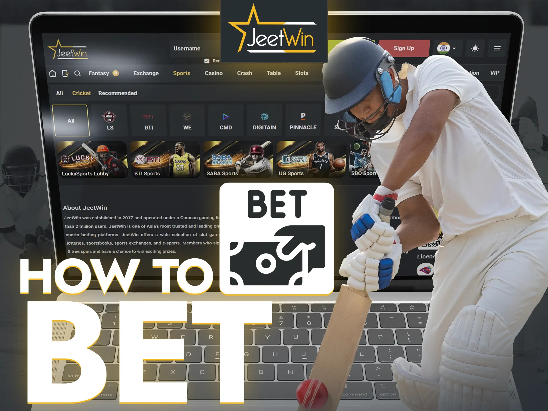 Use the instructions to make cricket predictions at JeetWin Casino quickly and efficiently.