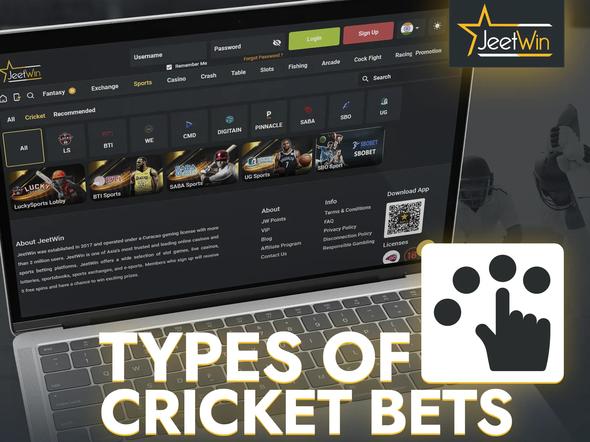 Use the knowledge from the article allocate funds wisely when choosing the type of cricket bet at JeetWin.