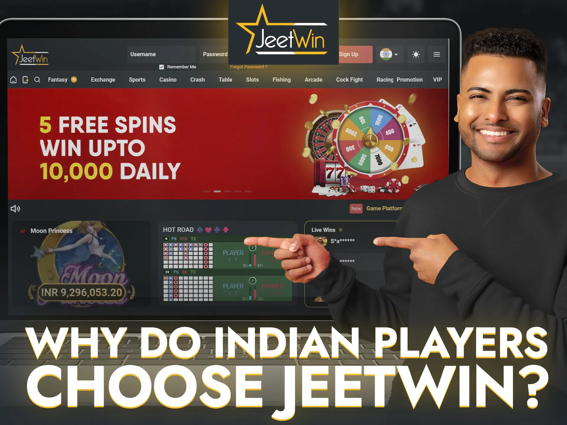 Find out why users love JeetWin Casino so much.