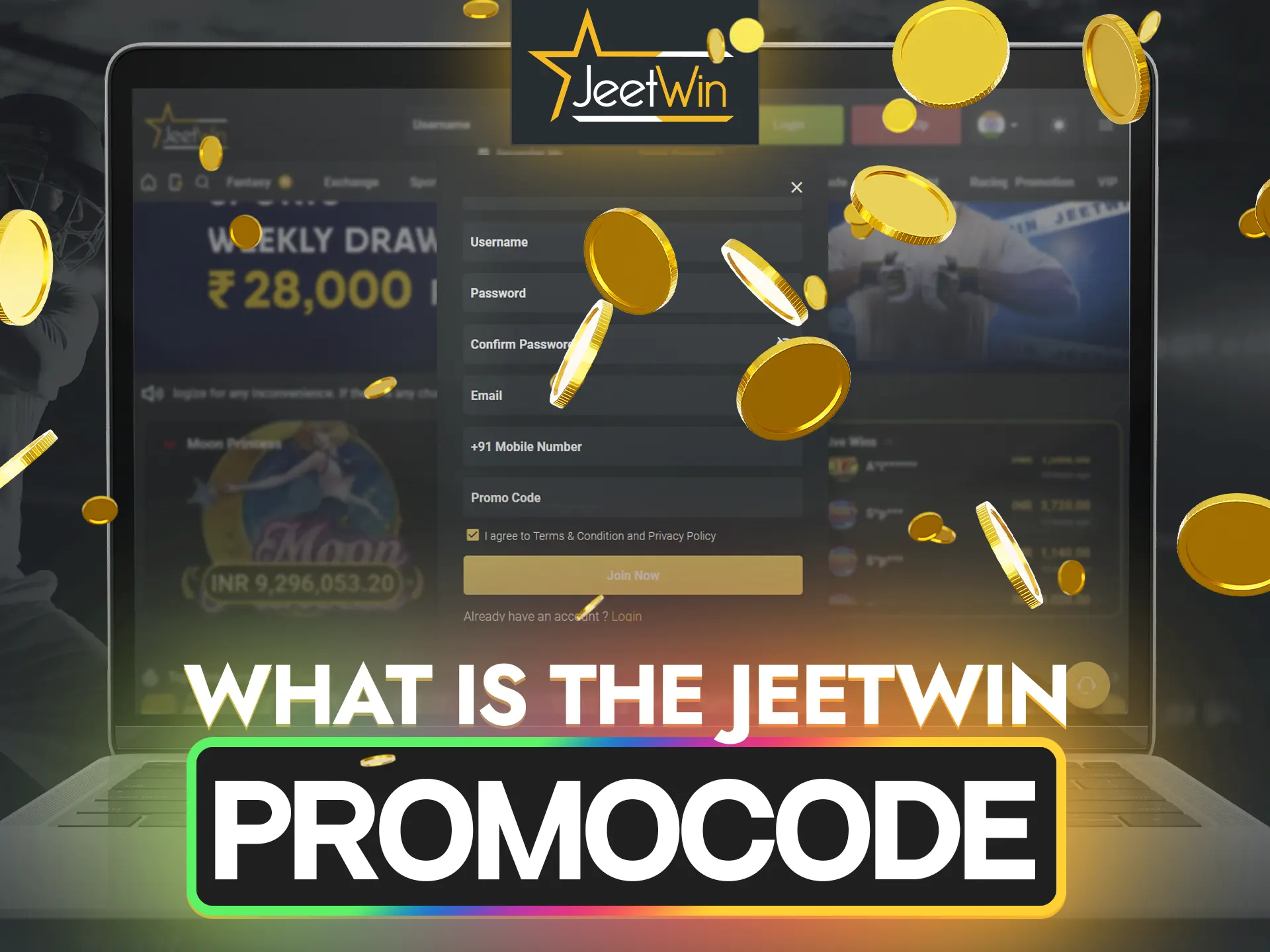 Find out what a promo code is and how to use it effectively at JeetWin Casino.