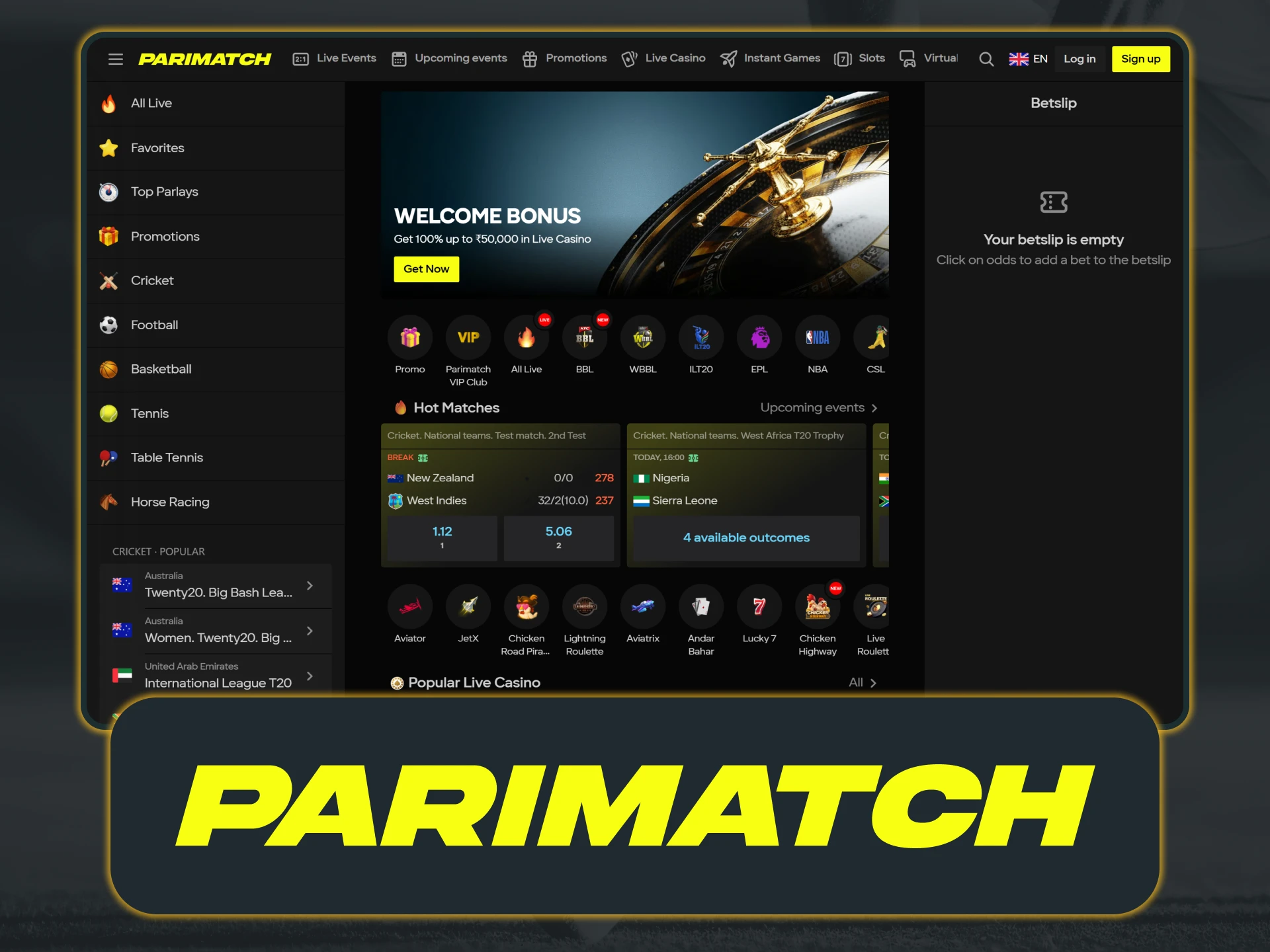 Explore Parimatch for easy sports betting, live streams, and a huge game library.