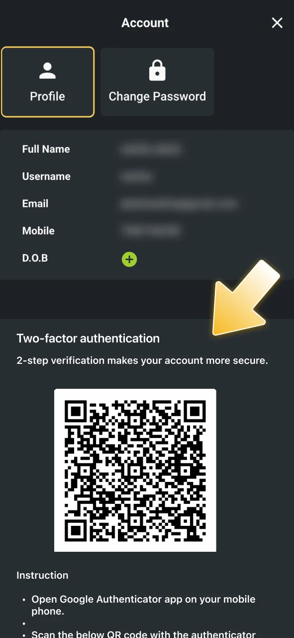 Enable two-factor authentication to secure your JeetWin account.